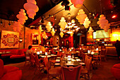 Schummrig beleuchtetes Restaurant, South Beach, Miami, Florida, USA, Amerika