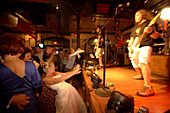 Bride in Concert in Sloppy Joe's Bar, Key West, Florida Keys, Florida, USA