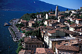 Limone, Stadtansicht, Gardasee, Trentino, Italien