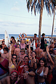 Bora-Bora Disco Beach, Platja d´en Bossa, Ibiza Spanien