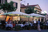 Restaurant, Piazza, Capoliveri, Calamita, Elba, Toskana Italien