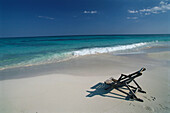 Liegestuhl, Strand, Karibikkueste, Quintana Roo Yucatan, Mexiko