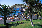 Strand, Playa de la Arena, Puerto de Santiago, Teneriffa, Kanarische Inseln, Spanien, Europa