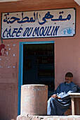 Café, Tioulit, Anti- Atlas Marokko