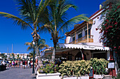 Promenade, Puerto de Mogan, Gran Canaria, Kanarische Inseln, Spanien