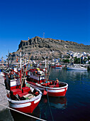 Fishing harbour, Puerto de Mogan, Gran Canaria Canary Islands, Spain, Gran Canaria, Kanarische Inseln, Spanien