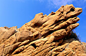 Felsen, Erosion, Les Calanche, Westküste von Korsika, in der Nähe von Porto, Frankreich