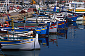 Fishing boats, habour, Ajaccio, Corsica, France