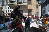 Tanz der Pferde, Johannisfest, Jaleo, Ciutadella, Menorca, Spanien
