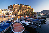 Fishing boats, Marina Corta, Lipari, Lipari Islands, Italy