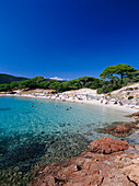 Plage de Palambaggio, beach near Porto Vecchio Corsica, France