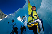 Eisklettern, Briksdal Gletscher, West-Mittel-Norwegen