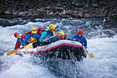 Rafting on the River Otta, Oppland, Norway