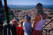View from Torre del Mangia, Siena, Tuscany, Italy