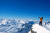 Top of Valluga, View, St. Anton am Arlberg Tyrol, Austria