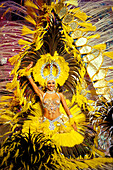 Gala for the election of the carnival's queen, Carnival, Gran Canaria, Canary Islands, Spain