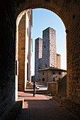 Towers, San Gimignano, Toskana, Italien