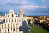 Dome and Leaning Tower, Piazza del Duomo, Piazza dei Miracoli, Pisa, Tuscany Italy