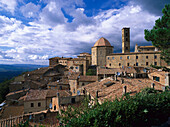 Stadtansicht von Volterra, Tuscany Italy