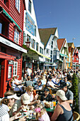 People dining in a restaurant, Restaurant Skagen, Stavanger, Rogaland, Norway