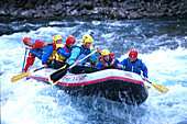 Rafting on River Otta, Western Middle Norway