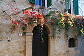 Facade, Entrance, Monticchiello, Tuscany Italy