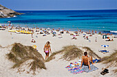 Beachlife, Cala Mesquida, Mallorca, Majorca, Balearic Islands, Mediterranean Sea, Spain