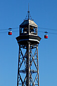 Torre Jaume cable car station, Barcelona, Spain