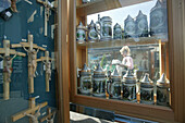 Sale of devotional objects, at Wieskirche, Steingaden, Bavaria, Germany