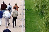 People walking in a park, Berlin, Germany
