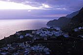 Blick auf Agulo, La Gomera, Kanarische Inseln, Spanien