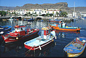 Fischerhafen, Puerto de Mogán, Gran Canaria, Kanarische Inseln, Spanien