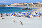 Playa de las Vistas, Playa de los Cristianos, Teneriffa, Kanarische Inseln, Spanien, Europa