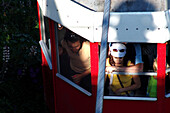 Cable car, Montjuic, transbordador aeri, barcelona, spain