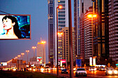 Sheik Zayed Straße, Dubai, Vereinigte Arabische Emirate