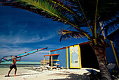 Surfer, Sorobon Beach, Bonaire Niederlaendische Antillen