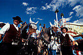 Bierkutscher Günter, Oktoberfest, München, Bayern, Deutschland, 1995