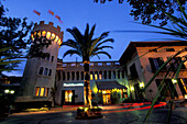 Hotel Son Vida at night, Majorca, Balearic Islands, Spain