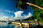 Hafen, La Digue Seychellen