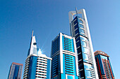 Hochhäuser, Sheik Zayed Road, Dubai, Vereinigte Arabische Emirate