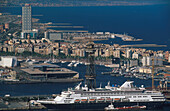 Kreuzfahrschiff, Hafen, Barcelona, Katalonien Spanien, Europa