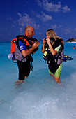 Rebreathertaucher, White Sands, rebreather diver