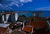 View to the harbour of Split, Dalmatia Croatia