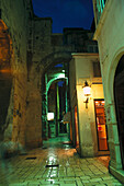 Alley alongside Diocletian´s Palace, Split, Dalmatia Croatia