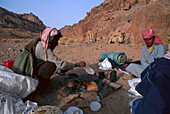 Bedouins Baking Bread, Sinai Egypt