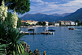 View to Lake Lugano, Lugano, Tessin Switzerland