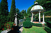 Parc, Villa Scherrer, Morcote, Lago di Lugano Tessin, Switzerland
