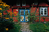 Thatched Roof House, Wustrow, Mecklenburg Vorpommern Germany