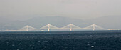 Bridge near Patras, connecting greek mainland and Peloponnes, Greece
