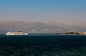 Ferryboat, Gulf of Patras, Peloponnese, Greece